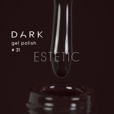 Гель-лак Dark gel polish  31 темний фіолетово-коричневий, 6 мл