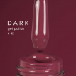 Гель-лак Dark gel polish  42 бежево-сливовий приглушений, 6 мл