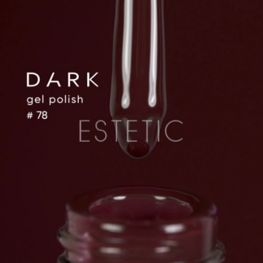 Гель-лак Dark gel polish  78 шокодадно-вишневий, 6 мл