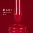 Гель-лак Dark gel polish  86 яскравий червоний, 6 мл