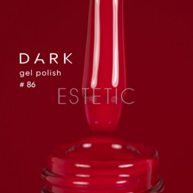 Гель-лак Dark gel polish  86 яскравий червоний, 6 мл