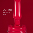 Гель-лак Dark gel polish  04 червоний,6 мл