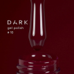 Гель-лак Dark gel polish  10 вишневый, 6 мл