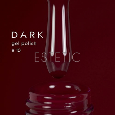 Гель-лак Dark gel polish  10 вишневый, 6 мл