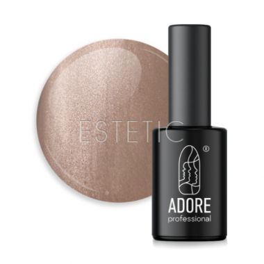 Гель-лак ADORE Gel Polish Cat’s Eye Mm-06 витражный, кошачий глаз металлический тауп, 8 мл