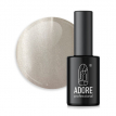 Гель-лак ADORE Gel Polish Cat’s Eye Mm-11 витражный, кошачий глаз сіро-бежевый з белим золотом, 8 мл