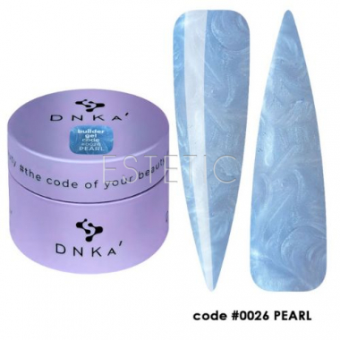 Гель DNKa Builder Gel #0026 Pearl нежно-голубая жемчужина, 30 мл