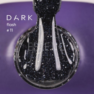 Гель-лак Dark Gel Polish Flash 11 светоотражающий глубокий синий, 10 мл