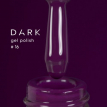 Гель-лак Dark gel polish  16 темно-фиолетовый насыщенный, 6 мл