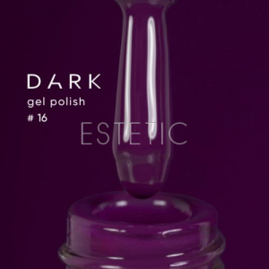 Гель-лак Dark gel polish  16 темно-фиолетовый насыщенный, 6 мл