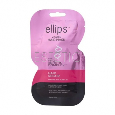 Маска для волосся Ellips Hair Repair Відновлення з Про-Кератиновим Комплесом,18г