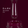 Гель-лак Dark gel polish  11 винный, 6 мл