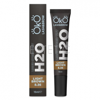 Краска для бровей и ресниц OKO Liquid Hybrid Tint H20 Light Brown 8.36, 15 мл