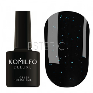 Гель-лак Komilfo Black Blue, 8 мл