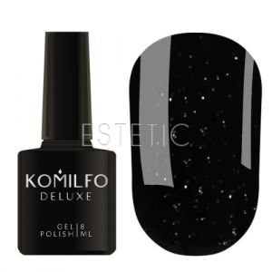 Гель-лак Komilfo Black Silver, 8 мл