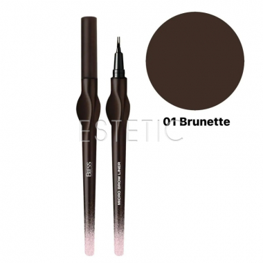 Маркер для бровей Bless Beauty Micro Brow Liner 01 Brunette, 0,5 г