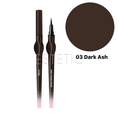 Маркер для бровей Bless Beauty Micro Brow Liner 03 Dark Ash, 0,5г