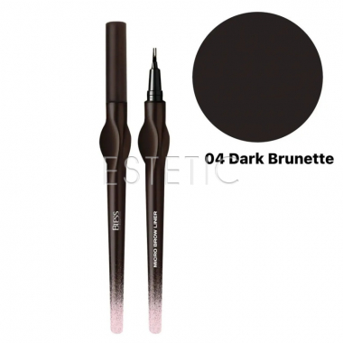 Маркер для бровей Bless Beauty Micro Brow Liner 04 Dark Brunette, 0,5г