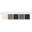 Тени для век 5 тонов Bless BeautyMatte & Shimmer 03 Grey, палетка 9,8г