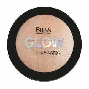 Хайлайтер для обличчя запечений Bless Beauty GLOW Illuminator 01 Natural, 12г