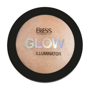 Хайлайтер для обличчя запечений Bless Beauty GLOW Illuminator 02 Light Shadow, 12г