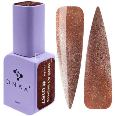 Гель-лак DNKa Gel Polish # 0157 1000&1 Nights светоотражающий глаз,12 мл