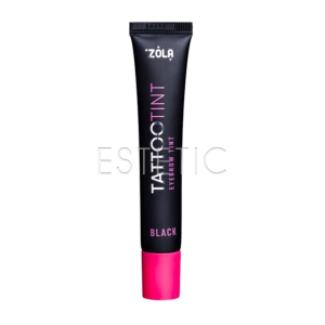 Краска для бровей и ресниц ZOLA Tattoo Tint Black черная, 15 мл