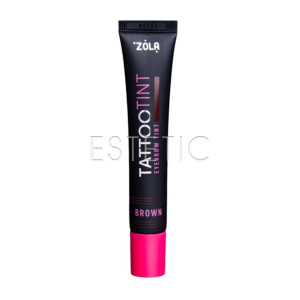 Краска для бровей и ресниц ZOLA Tattoo Tint Brown коричневая, 15 мл