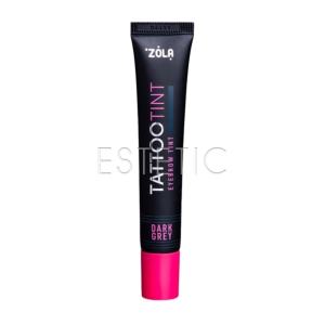 Краска для бровей и ресниц ZOLA Tattoo Tint Dark Grey темно-серая, 15 мл