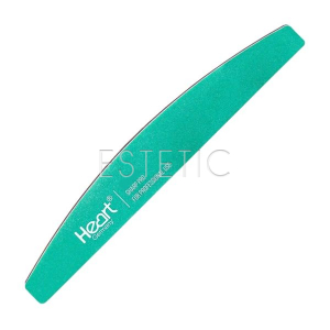 Пилка для ногтей HEART Sharp Pro Half 80/80 зелёное полотно