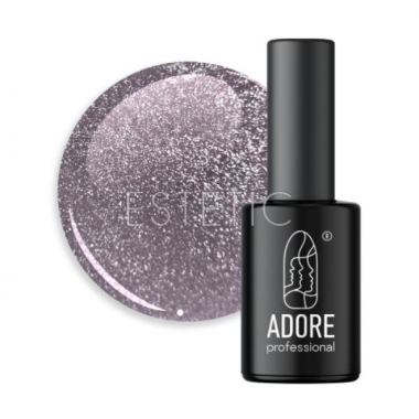 Гель-лак ADORE Cat’s Eye C-04 Crystal Flash кошачий глаз,8мл