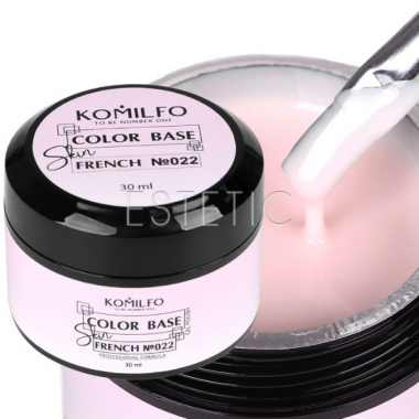 Komilfo Color Base French 022 Skin камуфлирующая база, 30 мл (гель-банка)