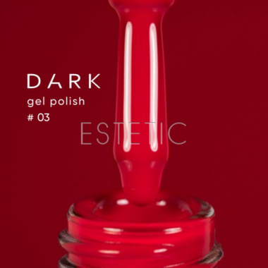 Гель-лак Dark gel polish  03 красный яркий алый, 6 мл