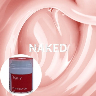 Гель для нігтів Easy Everyday Gel naked моделюючий нюдовий рожевий, 30 мл