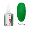 Оксамитова пудра для нігтів Easy Fluffy Green зелена, 3 г