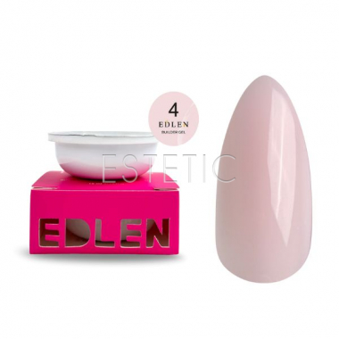 Гель для ногтей EDLEN Builder gel 04, сменный картридж, 15 мл