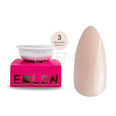 Гель для ногтей EDLEN Builder gel 03, сменный картридж, 30 мл