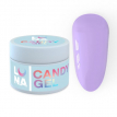 Гель для наращивания LUNA Candy Gel №21 пастельный лиловый, 15 мл