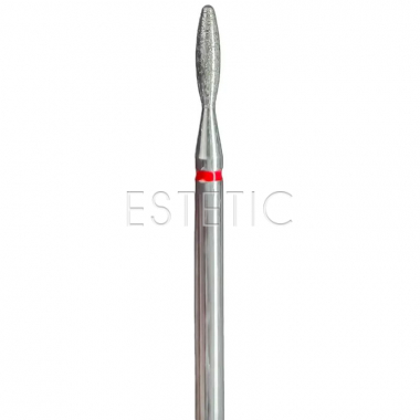 Фреза алмазная Edlen Flame 021 Red Point end (пламя, красная, заостренная)
