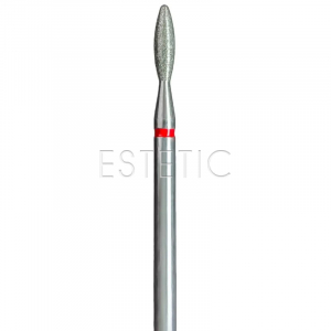 Фреза алмазна Edlen Flame 023 Red Point end (полумʼя, червона, загострена)