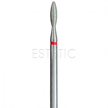 Фреза алмазная Edlen Flame 023 Red Point end (пламя, красная, заостренная)