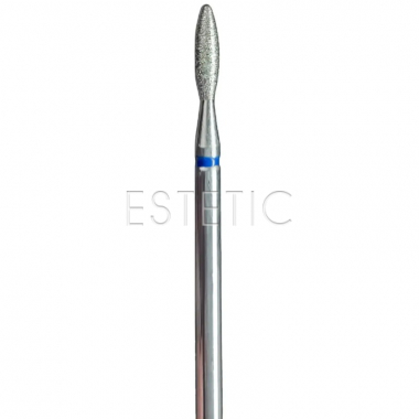 Фреза алмазная Edlen Flame 023 Blue Point end (пламя, синяя, заостренная)