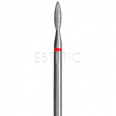 Фреза алмазная Edlen Flame 021 Red Blunt end (пламя, красная, не заостренная)