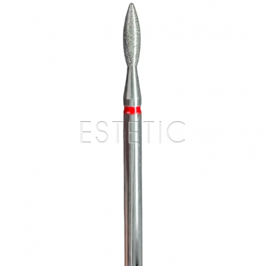 Фреза алмазная Edlen Flame 023 Red Blunt end (пламя, красная, не заостренная)