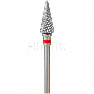 Фреза твердосплавна Edlen Cone Red 5x15 мм (конус, червона)