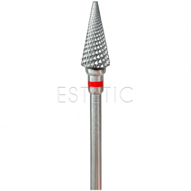 Твердосплавная фреза Edlen Cone Red 6x14 мм (конус, красная)