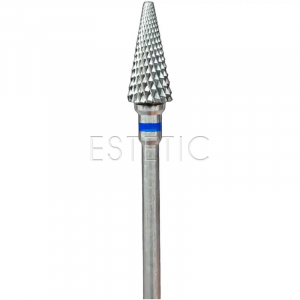 Фреза твердосплавна Edlen Cone Blue 5x15 мм (конус, синя)