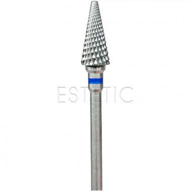 Твердосплавная фреза Edlen Cone Blue 6x14 мм (конус, синяя)