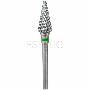Твердосплавная фреза Edlen Cone Green 6x14 мм (конус, зеленая)