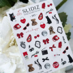 Cлайдери для нігтів SLIDIZ 305 на водній основі, кохання, стиль Cherry
